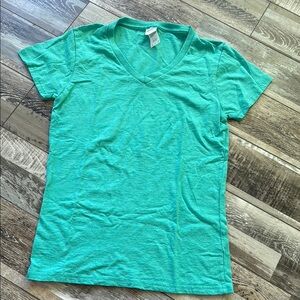Gildan Green Fitted Short Sleeve T-Shirt